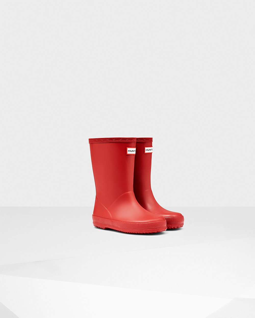 Hunter Original First Classic Rain Boots - Shop Online Kids Red - QRWAVD031